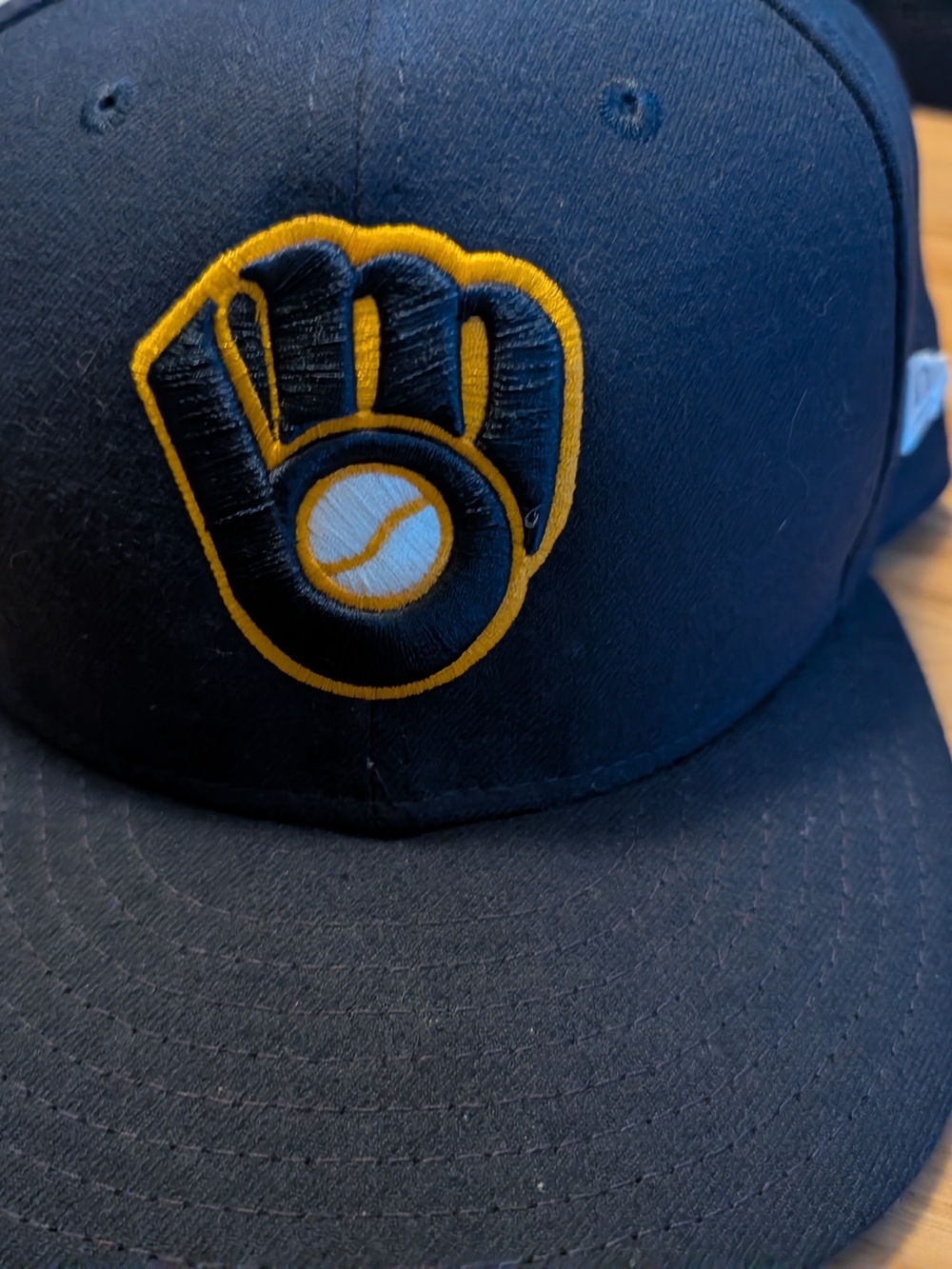 Milwaukee Brewers 59/50 Fitted Hat Size 7 1/2